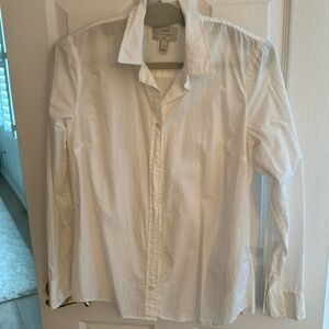White J-Crew button shirt. Great condition